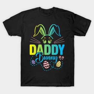 Daddy Bunny Easter Bunny Egg Hunting Happy Easter Day T-Shirt